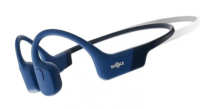 AFTERSHOKZ OPENRUN MINI WIRELESS BONE CONDUCTION OPEN-EAR TOOTH,BLUE