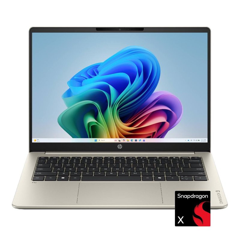HP OMNIBOOK 14-HZ0025DX,14" TOUCH,1920X1200,TOUCH,SNAPDRAGON X,16GB,512GB SSD,WIN11,WARM GO