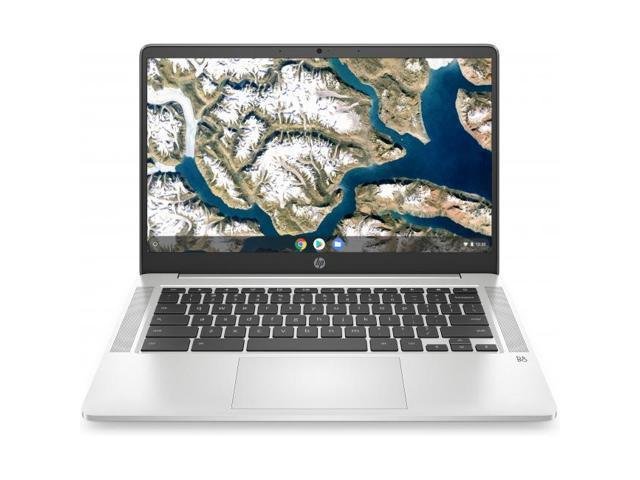 HP CHROMEBOOK 14A-NA0010NR,14"HD,CELERON N4000, 4GB, 32GB EMMC,CHROME OS MINERAL SILVER