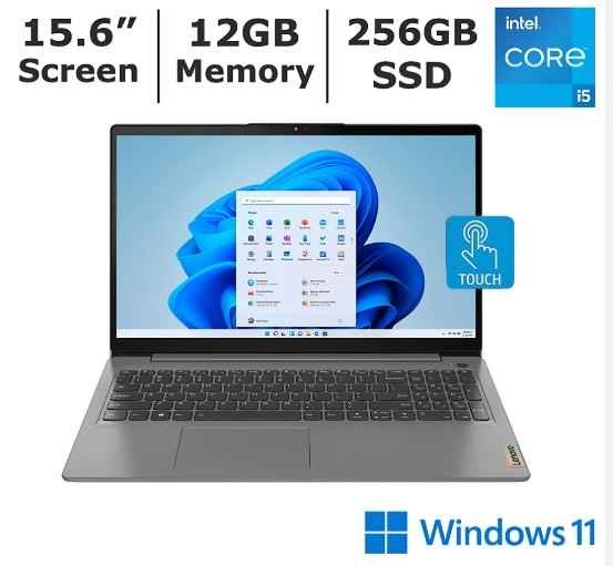 LENOVO ID 3 15ITL6,15.6" TOUCH,FHD,I5-1135G7,12GB,256GB SSD,WIN11,ARCTIC GRAY