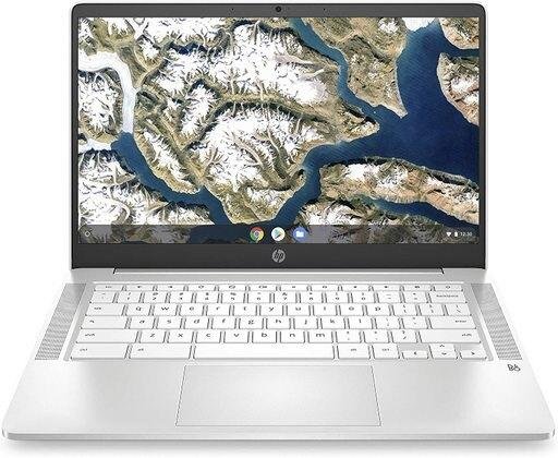 HP CHROMEBOOK, 14A-NA0020NR, 14"HD CELERON N4020, 4GB, 32GB,CHROME OS CERAMIC WHITE