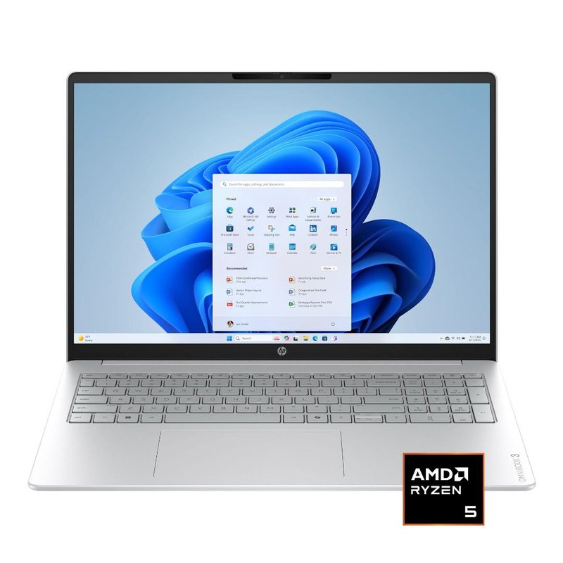 HP OMNIBOOK 3 16-BY0015DX,16" TOUCH,2K,RYZEN 5 40,8GB,256GB SSD,WIN11,GLACIER SILVER