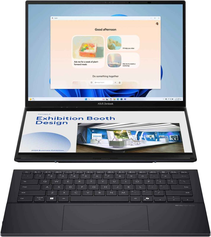 ASUS ZENBOOK DUO UX8406CA-IS99T,14",1920X1200,TOUCH,INTEL CORE ULTRA 9 285H,32GB,2TB SSD,WIN