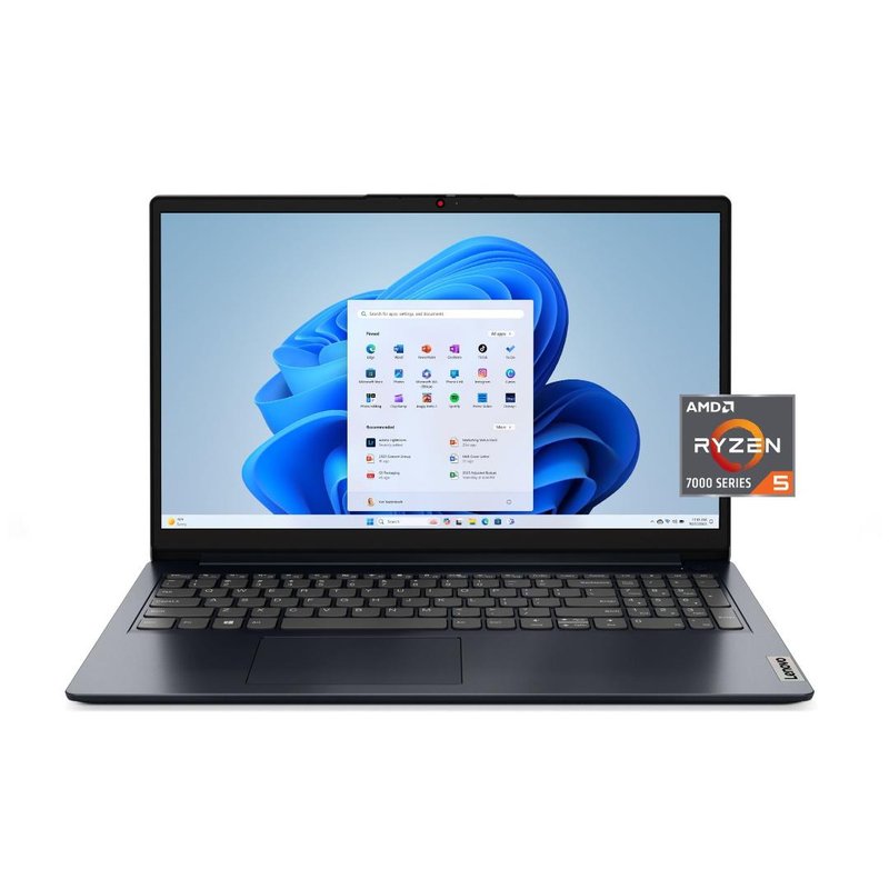 LENOVO IDEAPAD 1 15AMN7,15.6",FHD,RYZEN 5 7520U,8GB,256GB SSD,WIN11,ABYSS BLUE