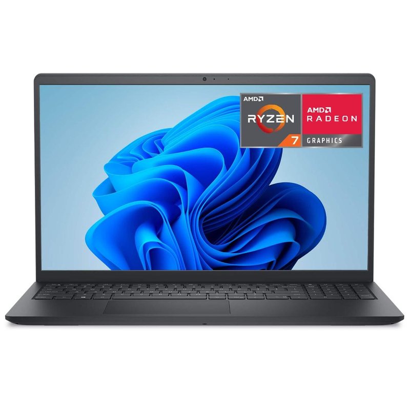 DELL DC15255,15.6"FHD TOUCH,RYZEN 7 7730U,16GB,1TB SSD,W11,CARBON BLACK