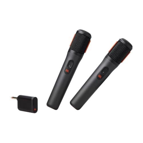 JBL PARTYBOX WIRELESS MICROPHONES SET 2 PACK, BLACK