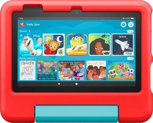 AMAZON FIRE 7 KIDS TABLET, AGE 3-7, 16GB, RED