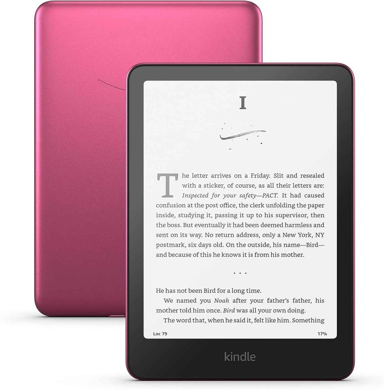 AMAZON KINDLE PAPERWHITE SIGNATURE EDITION NO ADS 2024, MEDIATEK, 32GB, FIRE OS, RASPBERRY