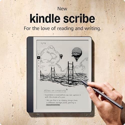 AMAZON KINDLE SCRIBE PREMIUM PEN TUNGSTEN, MEDIATEK, 32GB, FIRE OS, TUNGSTEN